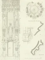 Picture 123 of 156 from Specimens of Gothic architecture; selected from various antient[!] edifices in England: consisting of plans, elevations, sections, and parts at large ... accompanied by historical and descriptive accounts (1823), leaf 312