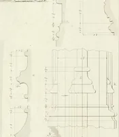 An illustration from Specimens of Gothic architecture; selected from various antient[!] edifices in England: consisting of plans, elevations, sections, and parts at large ... accompanied by historical and descriptive accounts (1823)