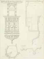 Picture 140 of 156 from Specimens of Gothic architecture; selected from various antient[!] edifices in England: consisting of plans, elevations, sections, and parts at large ... accompanied by historical and descriptive accounts (1823), leaf 330