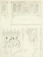 Picture 142 of 156 from Specimens of Gothic architecture; selected from various antient[!] edifices in England: consisting of plans, elevations, sections, and parts at large ... accompanied by historical and descriptive accounts (1823), leaf 334
