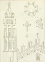 An illustration from Specimens of Gothic architecture; selected from various antient[!] edifices in England: consisting of plans, elevations, sections, and parts at large ... accompanied by historical and descriptive accounts (1823)