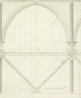 An illustration from Specimens of Gothic architecture; selected from various antient[!] edifices in England: consisting of plans, elevations, sections, and parts at large ... accompanied by historical and descriptive accounts (1823)