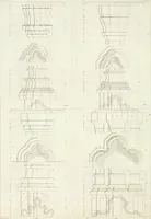 An illustration from Specimens of Gothic architecture; selected from various antient[!] edifices in England: consisting of plans, elevations, sections, and parts at large ... accompanied by historical and descriptive accounts (1823)