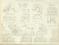 An illustration from Specimens of Gothic architecture; selected from various antient[!] edifices in England: consisting of plans, elevations, sections, and parts at large ... accompanied by historical and descriptive accounts (1823)