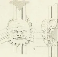 An illustration from Specimens of Gothic architecture; selected from various antient[!] edifices in England: consisting of plans, elevations, sections, and parts at large ... accompanied by historical and descriptive accounts (1823)