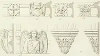 An illustration from Specimens of Gothic architecture; selected from various antient[!] edifices in England: consisting of plans, elevations, sections, and parts at large ... accompanied by historical and descriptive accounts (1823)