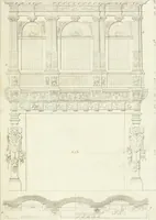 An illustration from Specimens of Gothic architecture; selected from various antient[!] edifices in England: consisting of plans, elevations, sections, and parts at large ... accompanied by historical and descriptive accounts (1823)