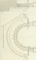 An illustration from Specimens of Gothic architecture; selected from various antient[!] edifices in England: consisting of plans, elevations, sections, and parts at large ... accompanied by historical and descriptive accounts (1823)