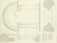 An illustration from Specimens of Gothic architecture; selected from various antient[!] edifices in England: consisting of plans, elevations, sections, and parts at large ... accompanied by historical and descriptive accounts (1823)