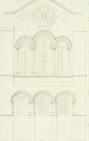 An illustration from Specimens of Gothic architecture; selected from various antient[!] edifices in England: consisting of plans, elevations, sections, and parts at large ... accompanied by historical and descriptive accounts (1823)