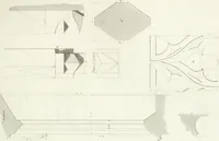 An illustration from Specimens of Gothic architecture; selected from various antient[!] edifices in England: consisting of plans, elevations, sections, and parts at large ... accompanied by historical and descriptive accounts (1823)