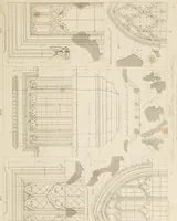 An illustration from Specimens of Gothic architecture; selected from various ancient edifices in England: consisting of plans, elevations, sections, and parts at large .. (1825)