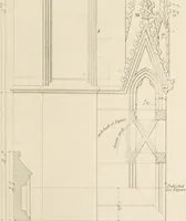 An illustration from Specimens of Gothic architecture; selected from various ancient edifices in England: consisting of plans, elevations, sections, and parts at large .. (1825)