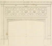 An illustration from Specimens of Gothic architecture; selected from various ancient edifices in England: consisting of plans, elevations, sections, and parts at large .. (1825)