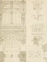 Picture 59 of 78 from Specimens of Gothic architecture; selected from various ancient edifices in England: consisting of plans, elevations, sections, and parts at large .. (1825), leaf 154