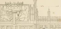 An illustration from Specimens of Gothic architecture; selected from various ancient edifices in England: consisting of plans, elevations, sections, and parts at large .. (1825)