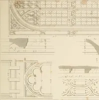 An illustration from Specimens of Gothic architecture; selected from various ancient edifices in England: consisting of plans, elevations, sections, and parts at large .. (1825)