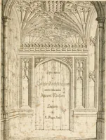 Picture 1 of 78 from Specimens of Gothic architecture; selected from various ancient edifices in England: consisting of plans, elevations, sections, and parts at large .. (1825), leaf 4