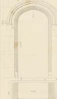 Picture 14 of 78 from Specimens of Gothic architecture; selected from various ancient edifices in England: consisting of plans, elevations, sections, and parts at large .. (1825), leaf 84