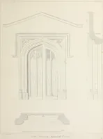 Picture 12 of 60 from Specimens of Gothic architecture : selected from various ancient edifices in England : consisting of plans, elevations, sections, and parts at large, calculated to exemplify the various styles, and the practical construction of this admired class of architecture (1825), leaf 114