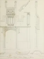 Picture 13 of 60 from Specimens of Gothic architecture : selected from various ancient edifices in England : consisting of plans, elevations, sections, and parts at large, calculated to exemplify the various styles, and the practical construction of this admired class of architecture (1825), leaf 118
