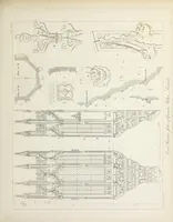 Picture 15 of 60 from Specimens of Gothic architecture : selected from various ancient edifices in England : consisting of plans, elevations, sections, and parts at large, calculated to exemplify the various styles, and the practical construction of this admired class of architecture (1825), leaf 126