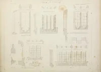 An illustration from Specimens of Gothic architecture : selected from various ancient edifices in England : consisting of plans, elevations, sections, and parts at large, calculated to exemplify the various styles, and the practical construction of this admired class of architecture (1825)