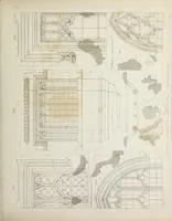 An illustration from Specimens of Gothic architecture : selected from various ancient edifices in England : consisting of plans, elevations, sections, and parts at large, calculated to exemplify the various styles, and the practical construction of this admired class of architecture (1825)