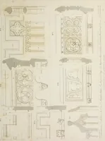 An illustration from Specimens of Gothic architecture : selected from various ancient edifices in England : consisting of plans, elevations, sections, and parts at large, calculated to exemplify the various styles, and the practical construction of this admired class of architecture (1825)