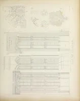 An illustration from Specimens of Gothic architecture : selected from various ancient edifices in England : consisting of plans, elevations, sections, and parts at large, calculated to exemplify the various styles, and the practical construction of this admired class of architecture (1825)