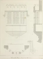 Picture 48 of 60 from Specimens of Gothic architecture : selected from various ancient edifices in England : consisting of plans, elevations, sections, and parts at large, calculated to exemplify the various styles, and the practical construction of this admired class of architecture (1825), leaf 258