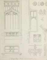 Picture 49 of 60 from Specimens of Gothic architecture : selected from various ancient edifices in England : consisting of plans, elevations, sections, and parts at large, calculated to exemplify the various styles, and the practical construction of this admired class of architecture (1825), leaf 262