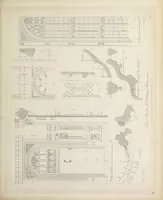 An illustration from Specimens of Gothic architecture : selected from various ancient edifices in England : consisting of plans, elevations, sections, and parts at large, calculated to exemplify the various styles, and the practical construction of this admired class of architecture (1825)