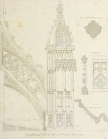 Picture 58 of 60 from Specimens of Gothic architecture : selected from various ancient edifices in England : consisting of plans, elevations, sections, and parts at large, calculated to exemplify the various styles, and the practical construction of this admired class of architecture (1825), leaf 298