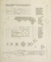 An illustration from Specimens of Gothic architecture : selected from various ancient edifices in England : consisting of plans, elevations, sections, and parts at large, calculated to exemplify the various styles, and the practical construction of this admired class of architecture (1825)