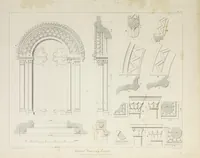 Picture 4 of 60 from Specimens of Gothic architecture : selected from various ancient edifices in England : consisting of plans, elevations, sections, and parts at large, calculated to exemplify the various styles, and the practical construction of this admired class of architecture (1825), leaf 82