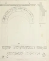 An illustration from Specimens of Gothic architecture : selected from various ancient edifices in England : consisting of plans, elevations, sections, and parts at large, calculated to exemplify the various styles, and the practical construction of this admired class of architecture (1825)