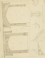 An illustration from Specimens of Gothic architecture; selected from various ancient edifices in England: consisting of plans, elevations, sections, and parts at large .. (1825)