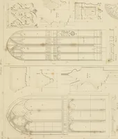 An illustration from Specimens of Gothic architecture; selected from various ancient edifices in England: consisting of plans, elevations, sections, and parts at large .. (1825)
