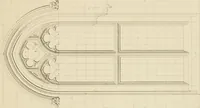 An illustration from Specimens of Gothic architecture; selected from various ancient edifices in England: consisting of plans, elevations, sections, and parts at large .. (1825)