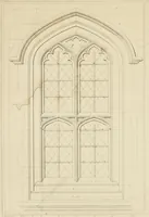 An illustration from Specimens of Gothic architecture; selected from various ancient edifices in England: consisting of plans, elevations, sections, and parts at large .. (1825)