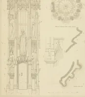 An illustration from Specimens of Gothic architecture; selected from various ancient edifices in England: consisting of plans, elevations, sections, and parts at large .. (1825)