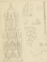 An illustration from Specimens of Gothic architecture; selected from various ancient edifices in England: consisting of plans, elevations, sections, and parts at large .. (1825)