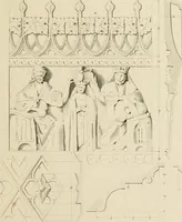 An illustration from Specimens of Gothic architecture; selected from various ancient edifices in England: consisting of plans, elevations, sections, and parts at large .. (1825)
