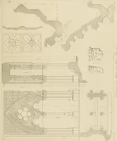 An illustration from Specimens of Gothic architecture; selected from various ancient edifices in England: consisting of plans, elevations, sections, and parts at large .. (1825)