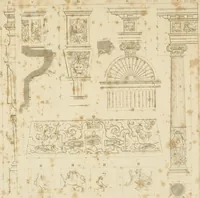 An illustration from Specimens of Gothic architecture; selected from various ancient edifices in England: consisting of plans, elevations, sections, and parts at large .. (1825)