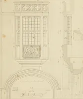 An illustration from Specimens of Gothic architecture; selected from various ancient edifices in England: consisting of plans, elevations, sections, and parts at large .. (1825)