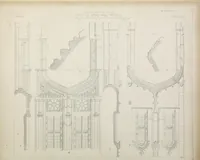 An illustration from Specimens of Gothic architecture : selected from various ancient edifices in England : consisting of plans, elevations, sections, and parts at large, calculated to exemplify the various styles, and the practical construction of this admired class of architecture (1825)