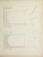 An illustration from Specimens of Gothic architecture : selected from various ancient edifices in England : consisting of plans, elevations, sections, and parts at large, calculated to exemplify the various styles, and the practical construction of this admired class of architecture (1825)