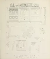 An illustration from Specimens of Gothic architecture : selected from various ancient edifices in England : consisting of plans, elevations, sections, and parts at large, calculated to exemplify the various styles, and the practical construction of this admired class of architecture (1825)